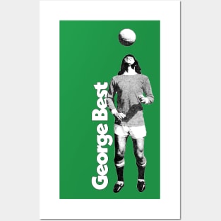 George Best - Retro Fan Artwork Posters and Art